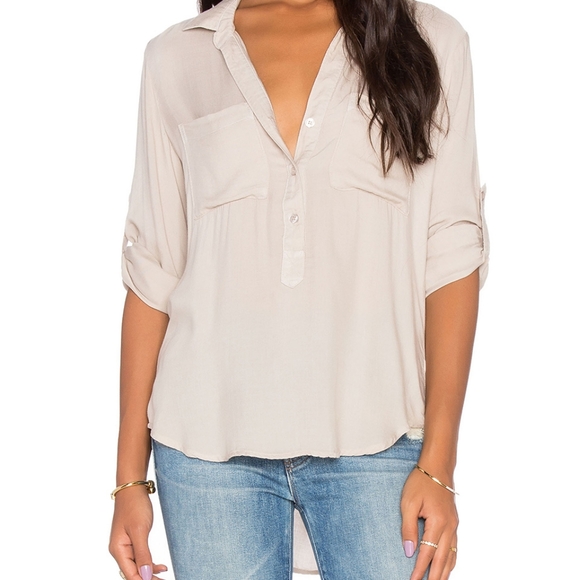 Bella Dahl Tops - S Bella Dahl Long Sleeve Pullover Placket Top